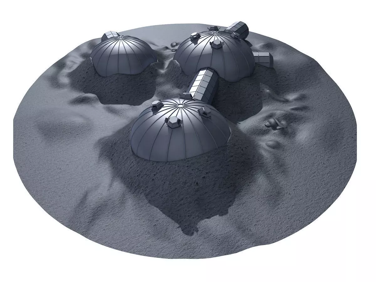 ESA Moon Village 2 3D model_0