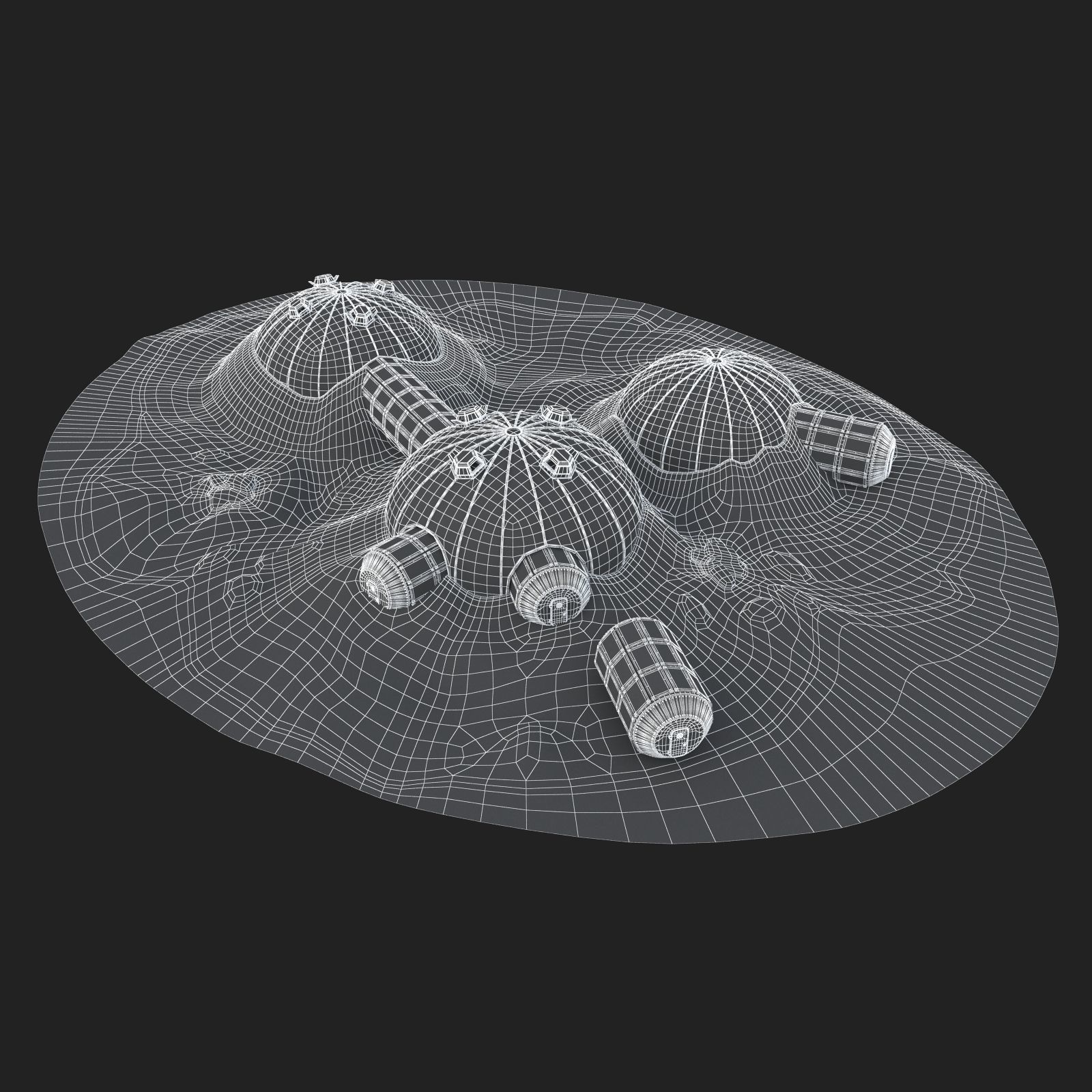 ESA Moon Village 2 3D model_16