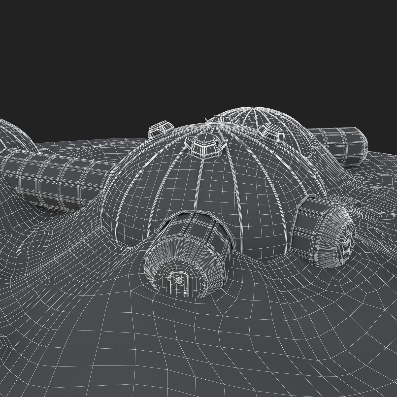 ESA Moon Village 2 3D model_32