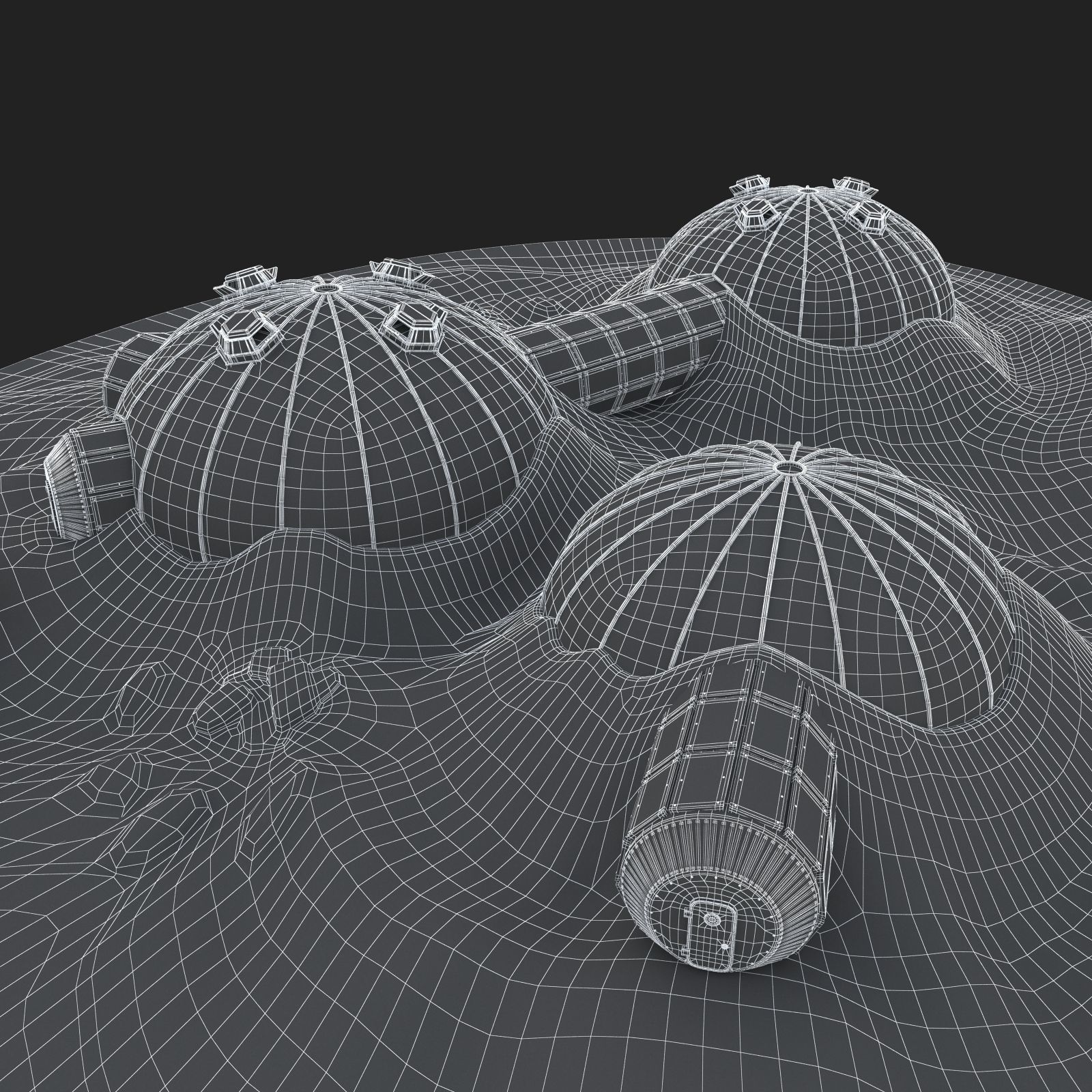 ESA Moon Village 2 3D model_31