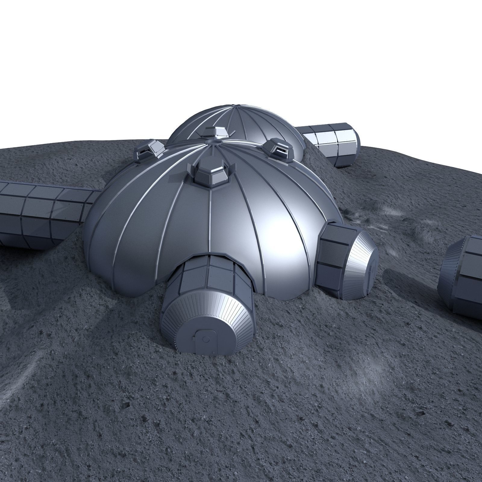 ESA Moon Village 2 3D model_2
