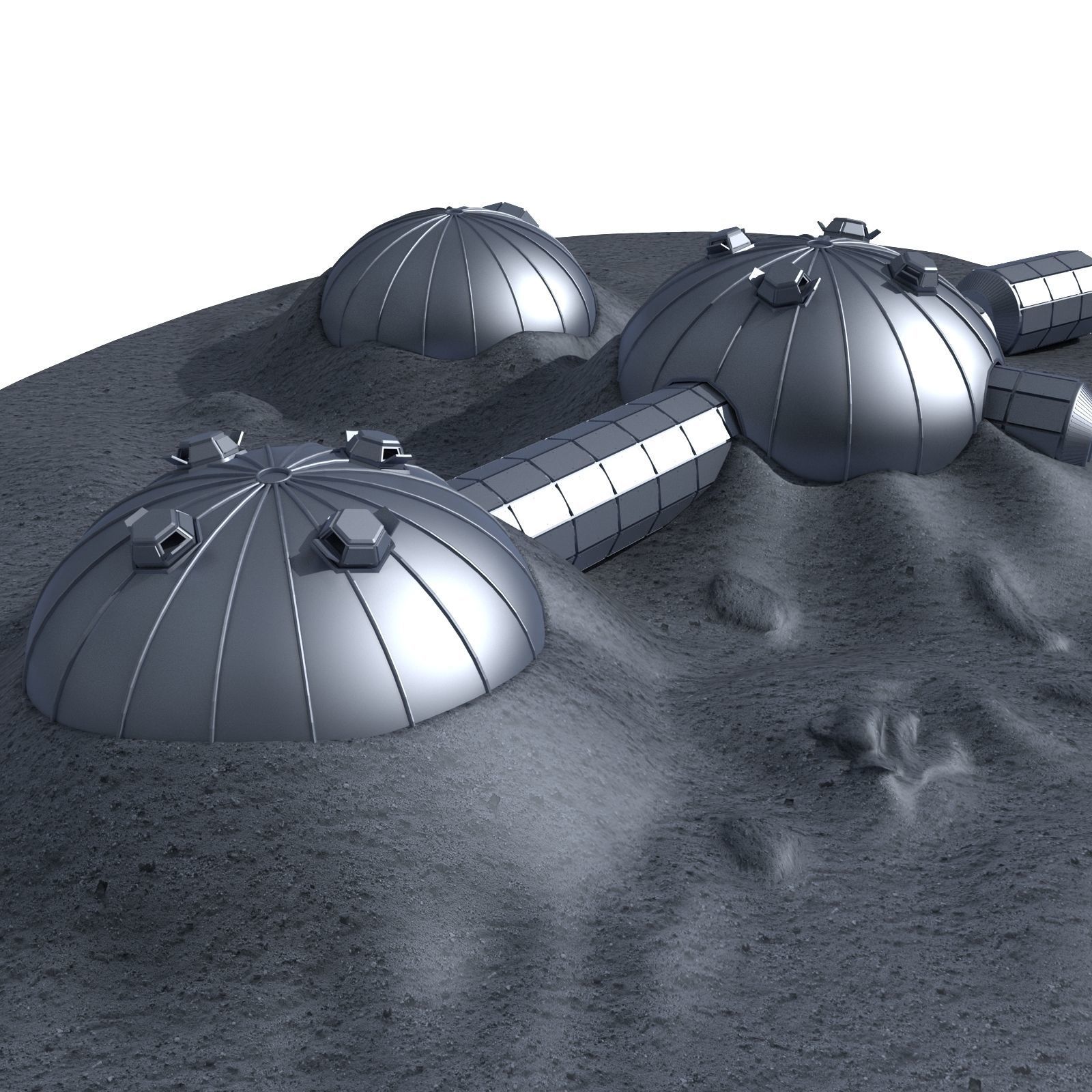 ESA Moon Village 2 3D model_9