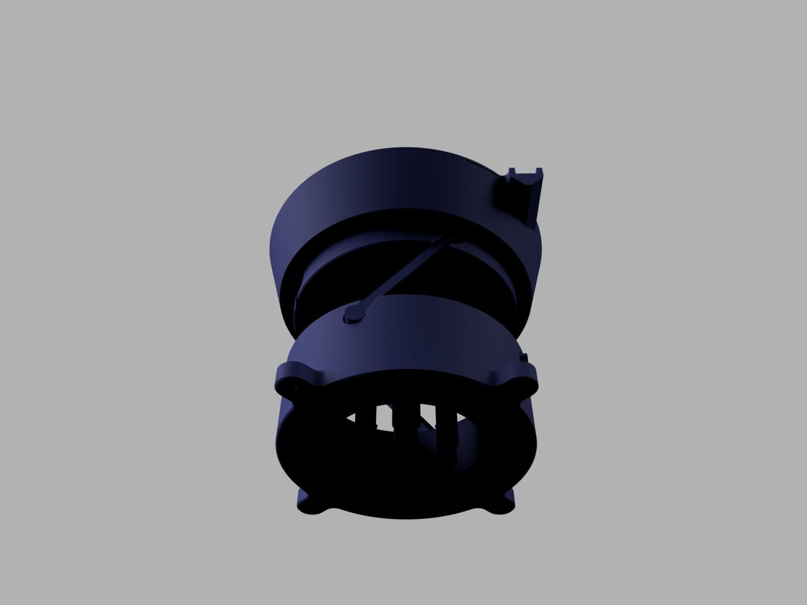 Industrial Vibrating Bowl Feeder - 3d Printed Working Model 3D print model_5