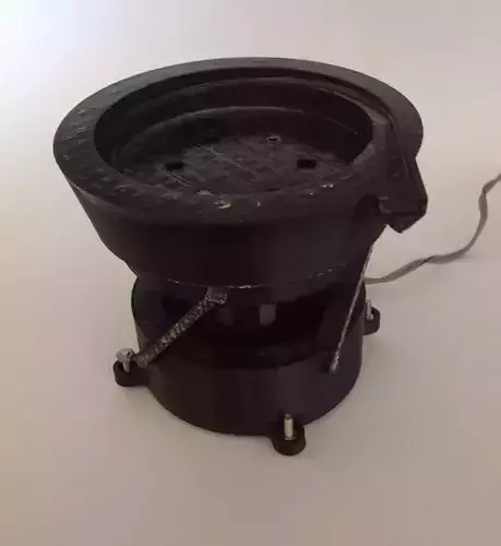 Industrial Vibrating Bowl Feeder - 3d Printed Working Model