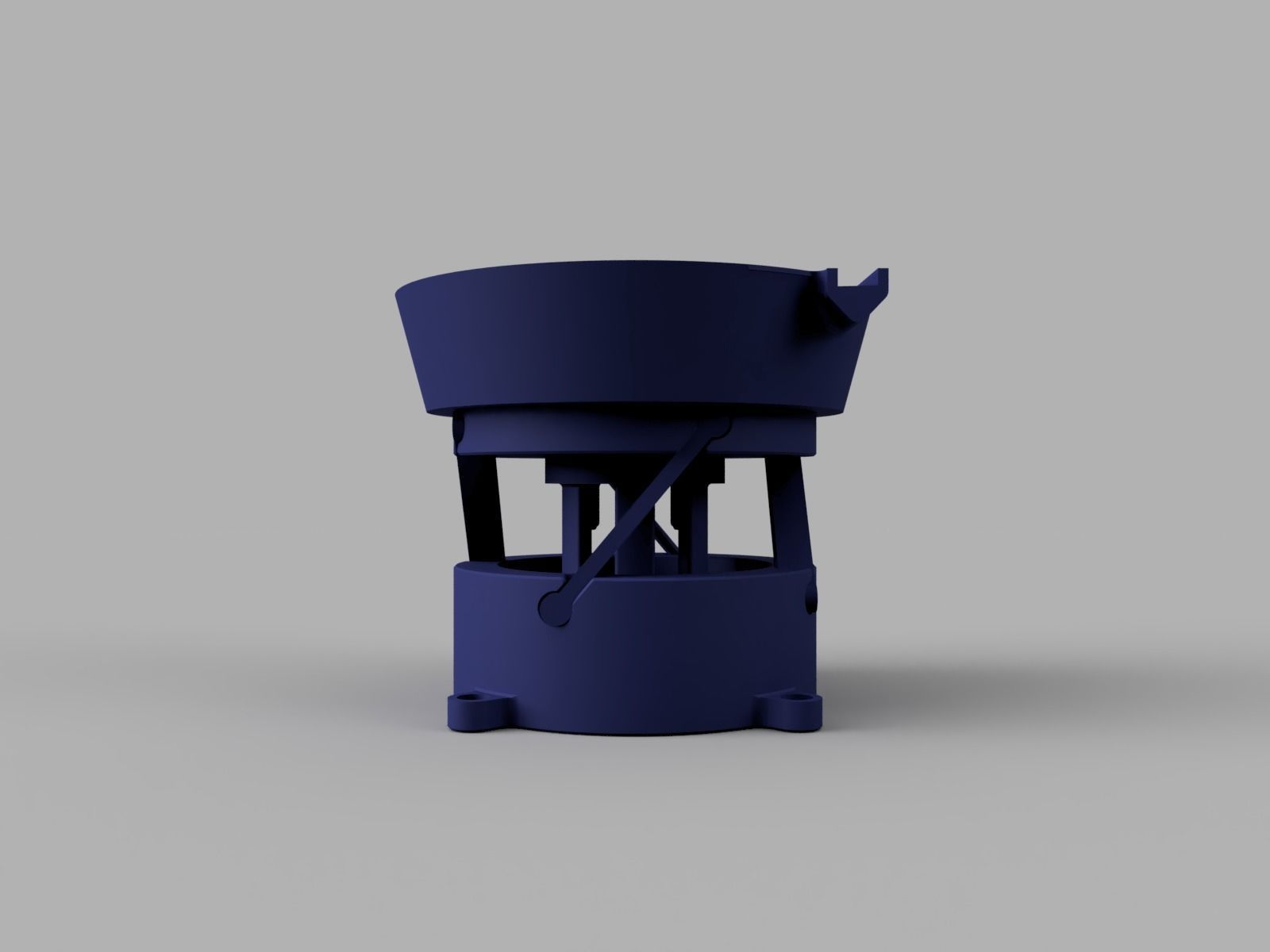 Industrial Vibrating Bowl Feeder - 3d Printed Working Model 3D print model_6