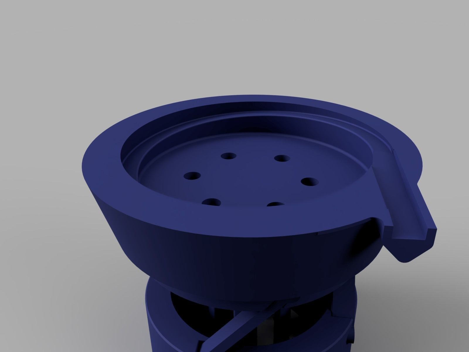 Industrial Vibrating Bowl Feeder - 3d Printed Working Model 3D print model_4