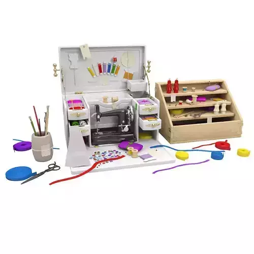 Sewing Box 3D model