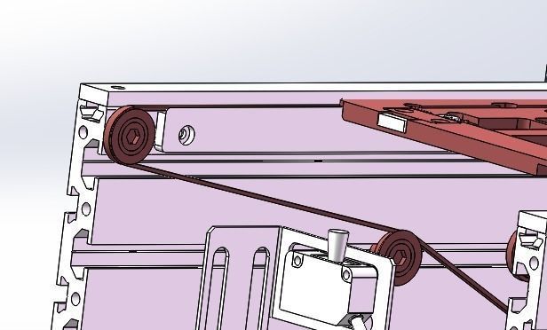 A belt conveyor 3D model_3