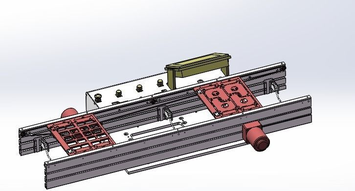 A belt conveyor 3D model_6