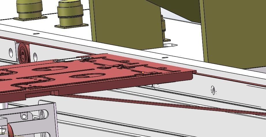 A belt conveyor 3D model_7