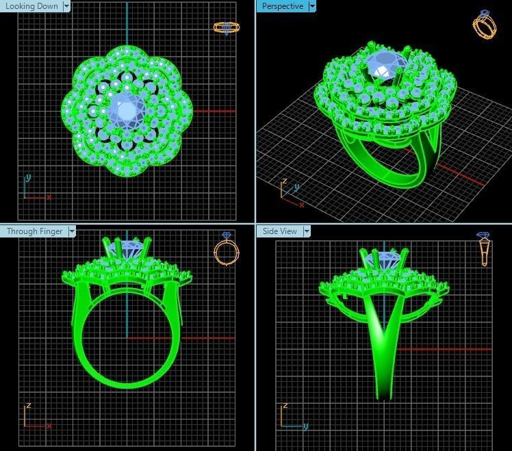 Ring T00416 3D print model_2