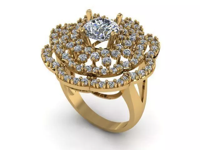 Ring T00416 3D print model_0