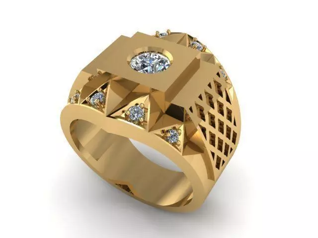 Ring T00419 3D print model_0