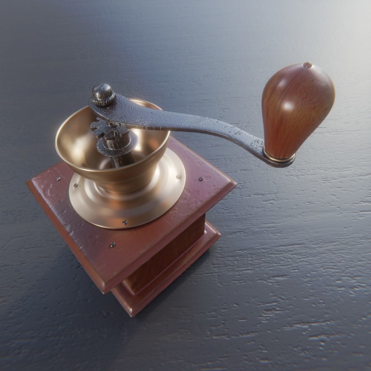 Coffee grinder 3D model_4