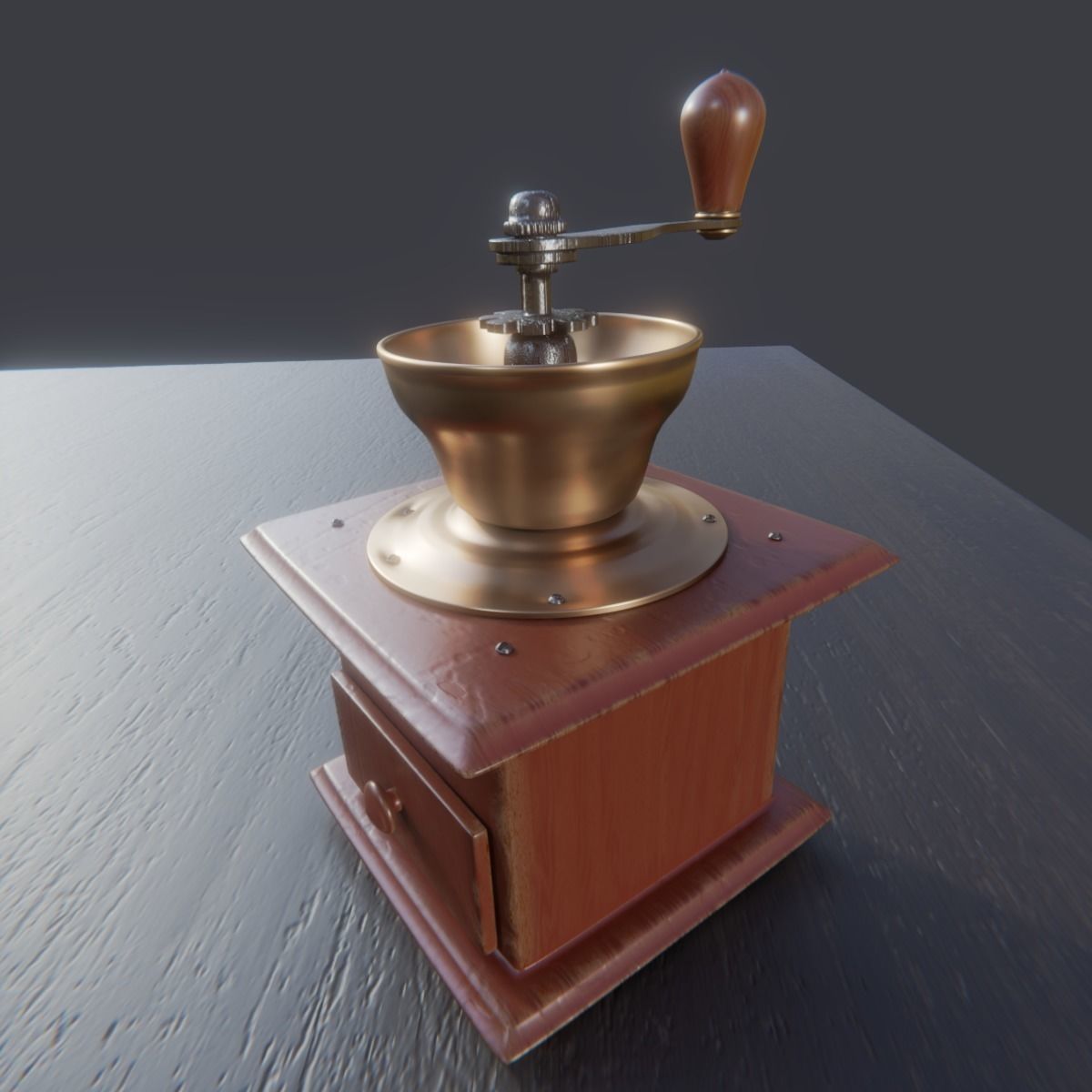 Coffee grinder 3D model_1