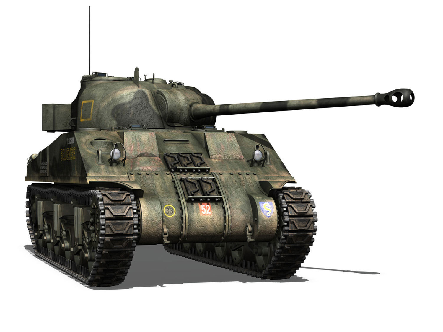 M4 Sherman MK VC Firefly - Beldevere 3D model_7