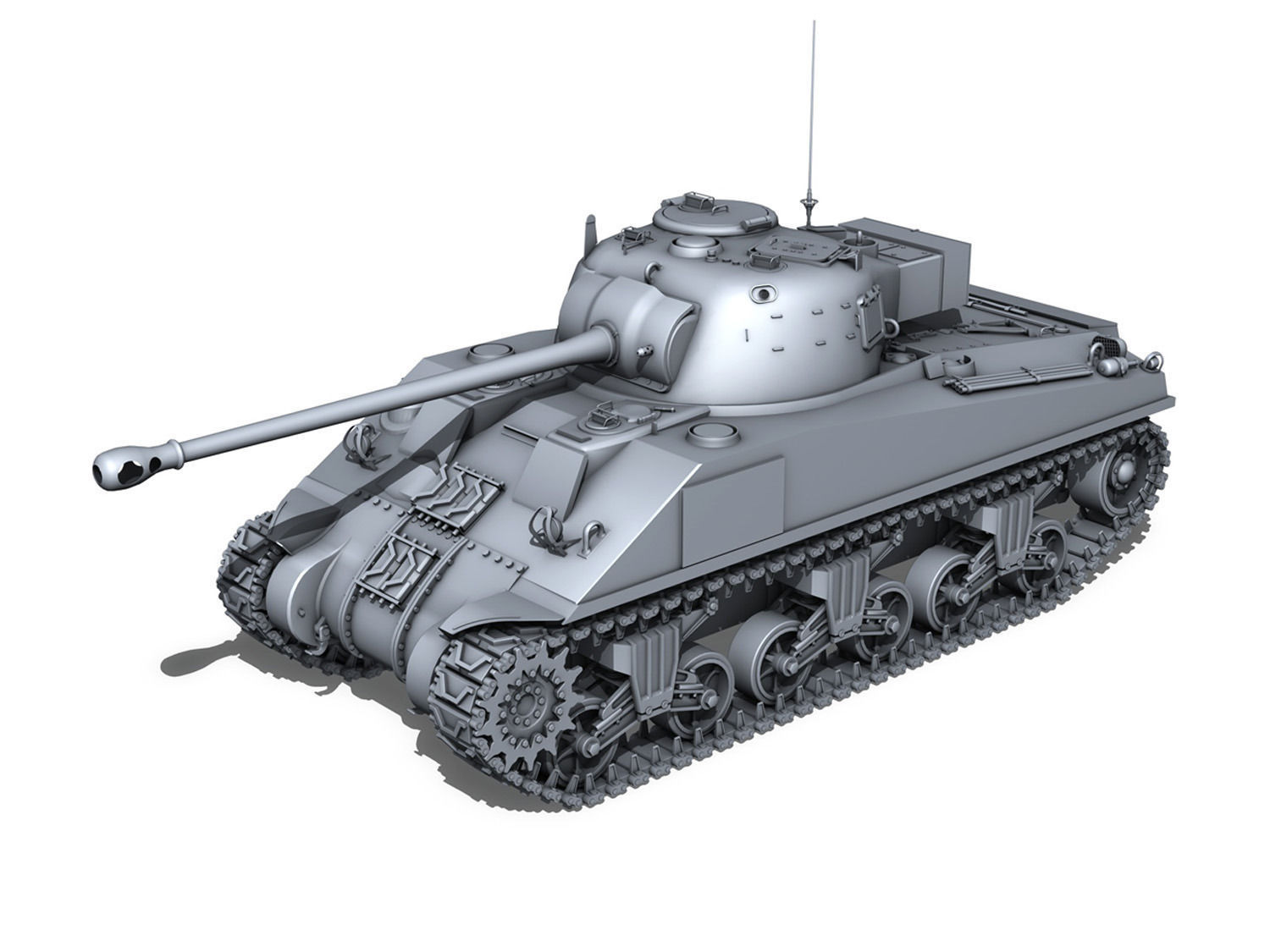 M4 Sherman MK VC Firefly - Beldevere 3D model_12