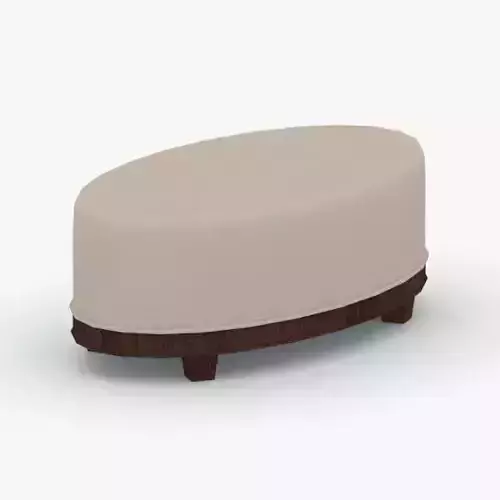 0405 - Ottoman Low-poly 3D model
