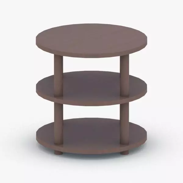 0406 - Coffee Table Low-poly 3D model_0