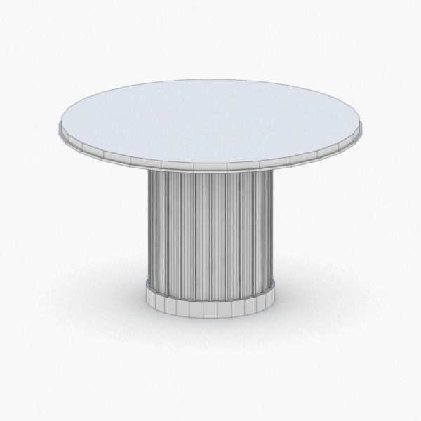 0409 - Coffee Table Low-poly 3D model_3