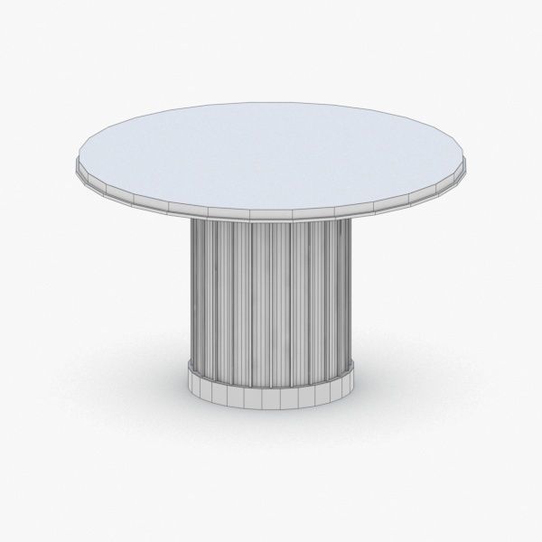 0409 - Coffee Table Low-poly 3D model_2