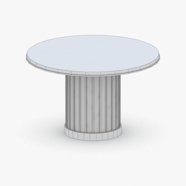 0409 - Coffee Table Low-poly 3D model_4