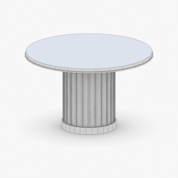 0409 - Coffee Table Low-poly 3D model_1