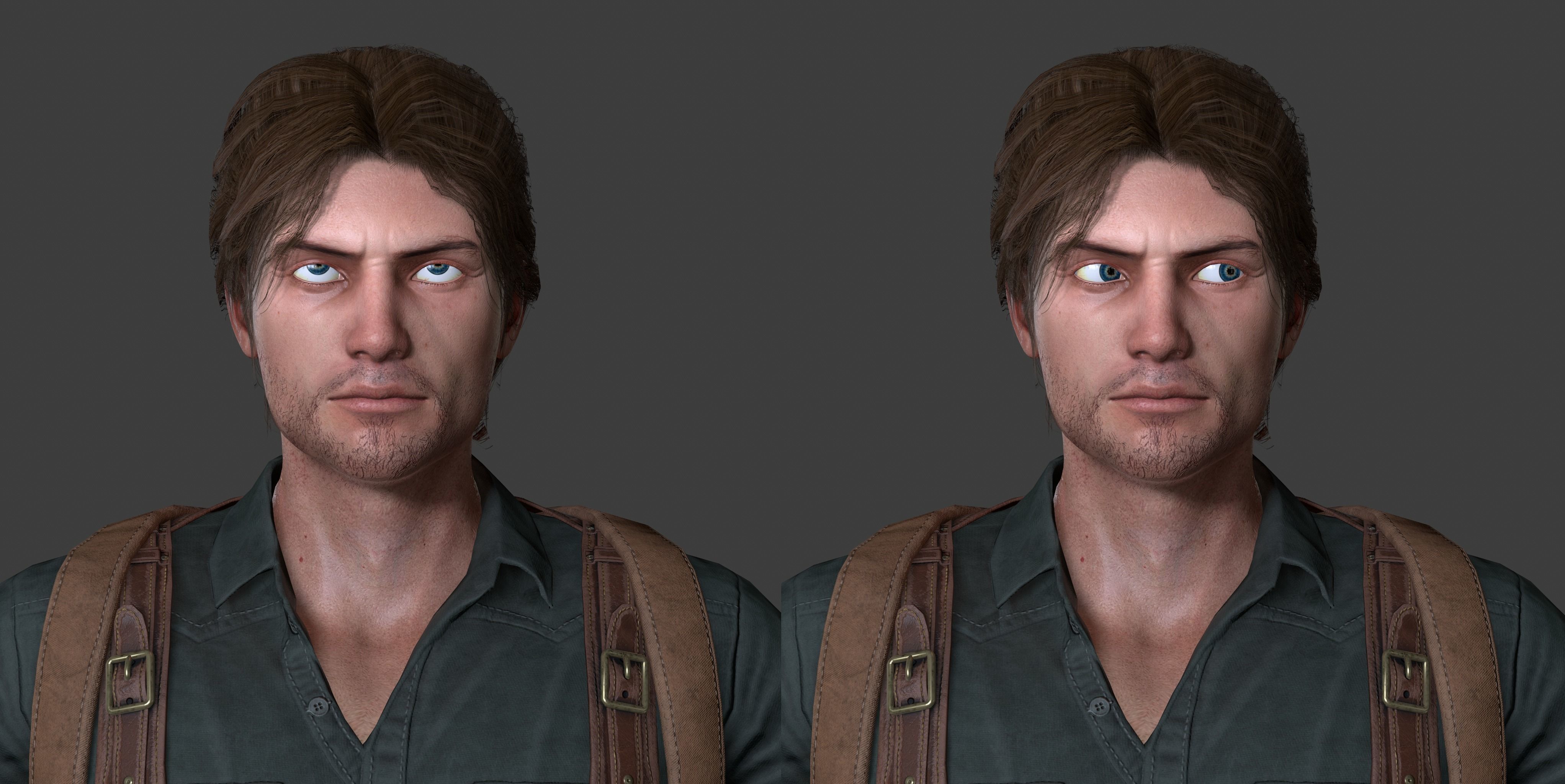Male Survivor Low-poly 3D model_15
