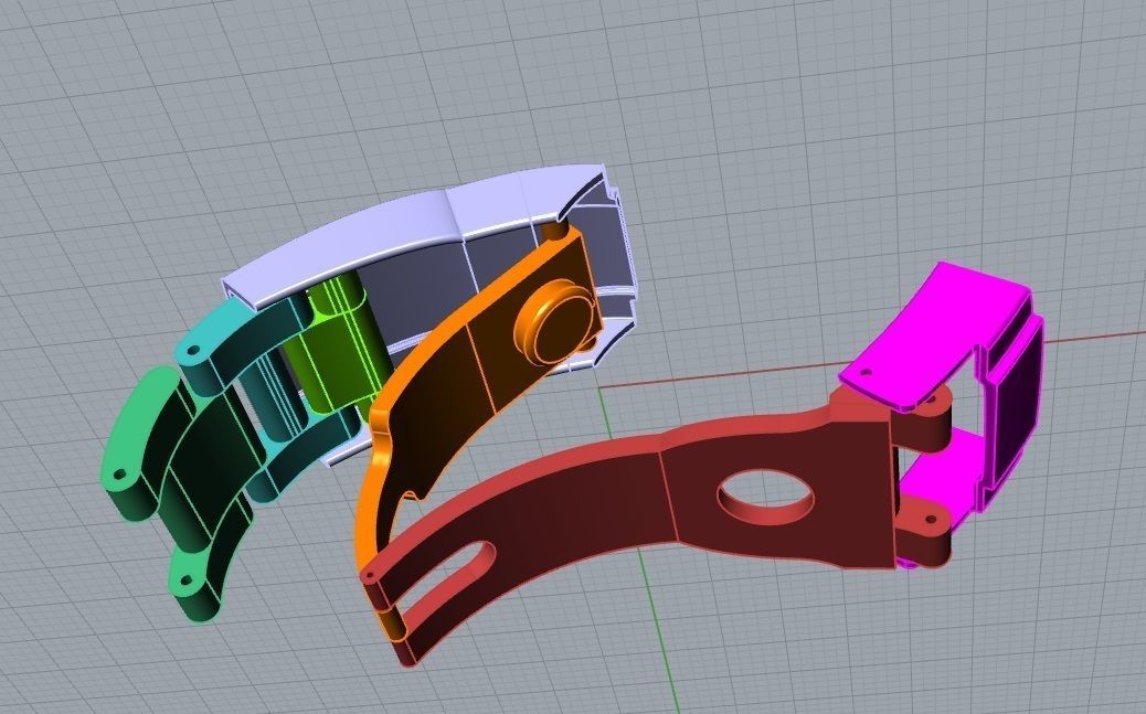 WATCH CROWNED DIAMONDS 3D PRINTABLE 3D print model_8