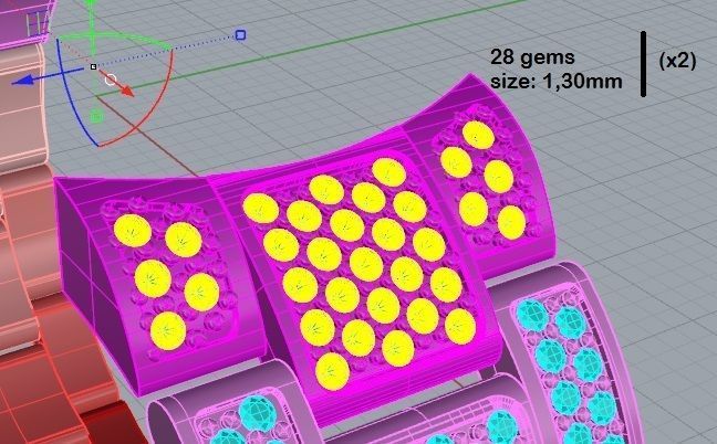 WATCH CROWNED DIAMONDS 3D PRINTABLE 3D print model_15