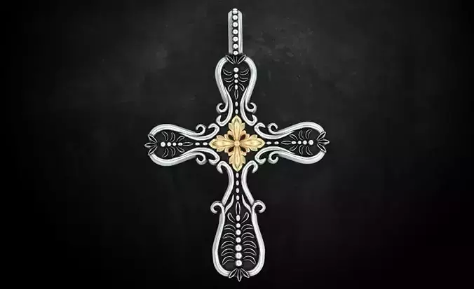 Cross with patterns 247