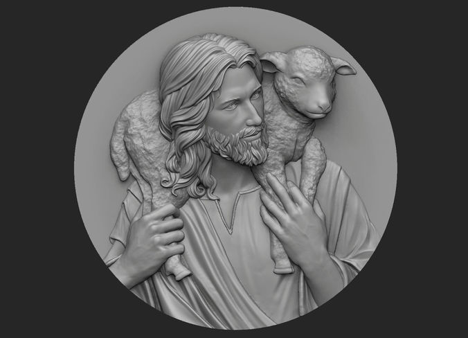 Medallion of Jesus no 3
