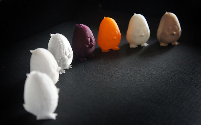 Chicken clay penguin Free 3D print model