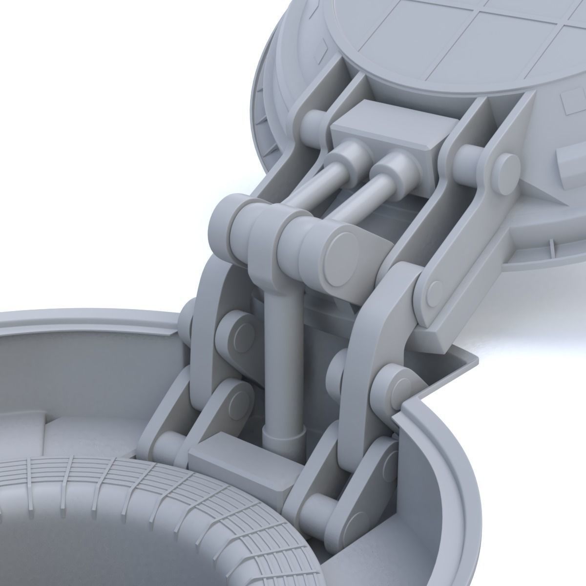 Missile Silo 3D model_6