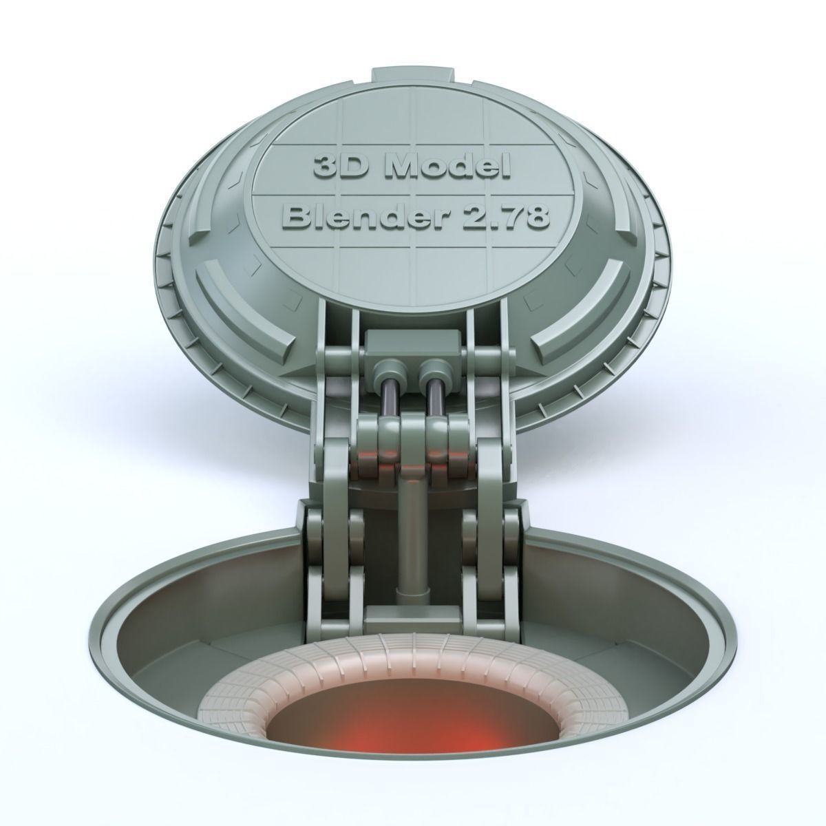 Missile Silo 3D model_2