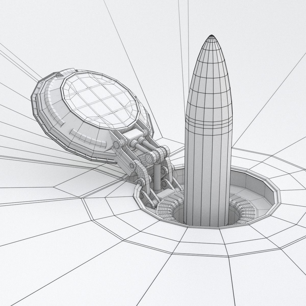 Missile Silo 3D model_11