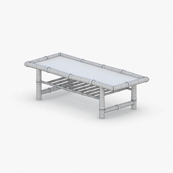 0432 - Coffee Table Low-poly 3D model_3