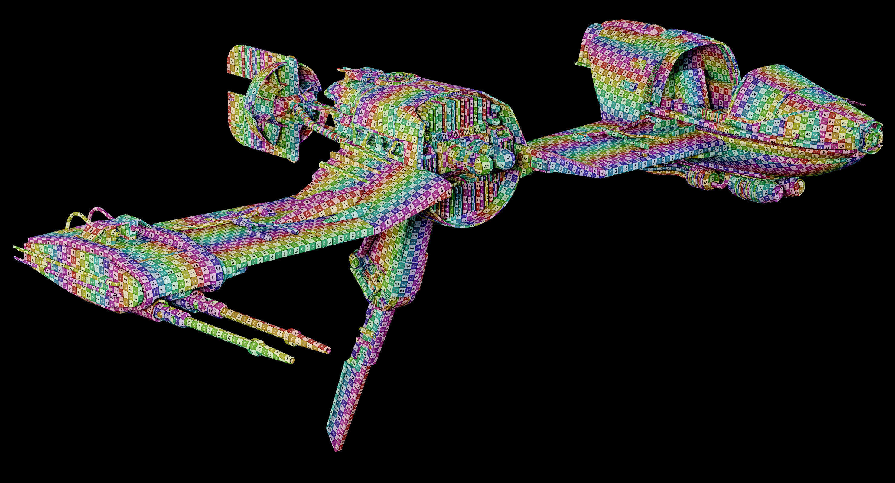 Star Wars Resistance Ski Speeder 3D model_17