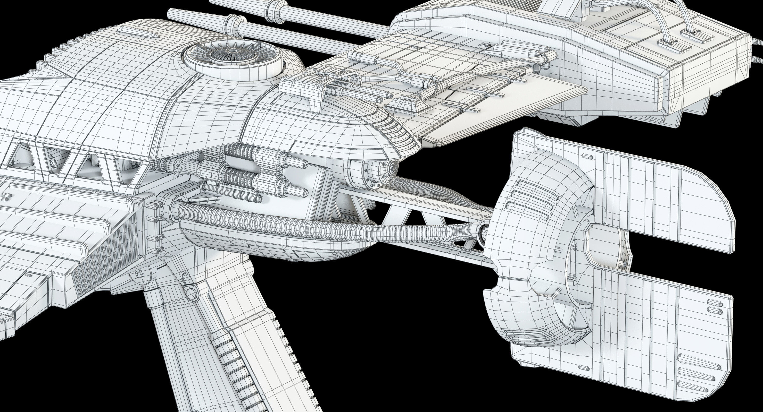Star Wars Resistance Ski Speeder 3D model_31