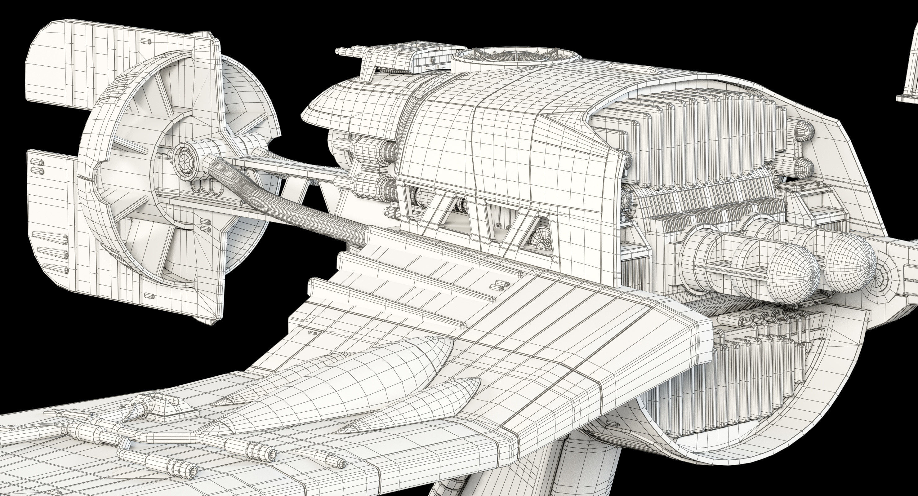 Star Wars Resistance Ski Speeder 3D model_25