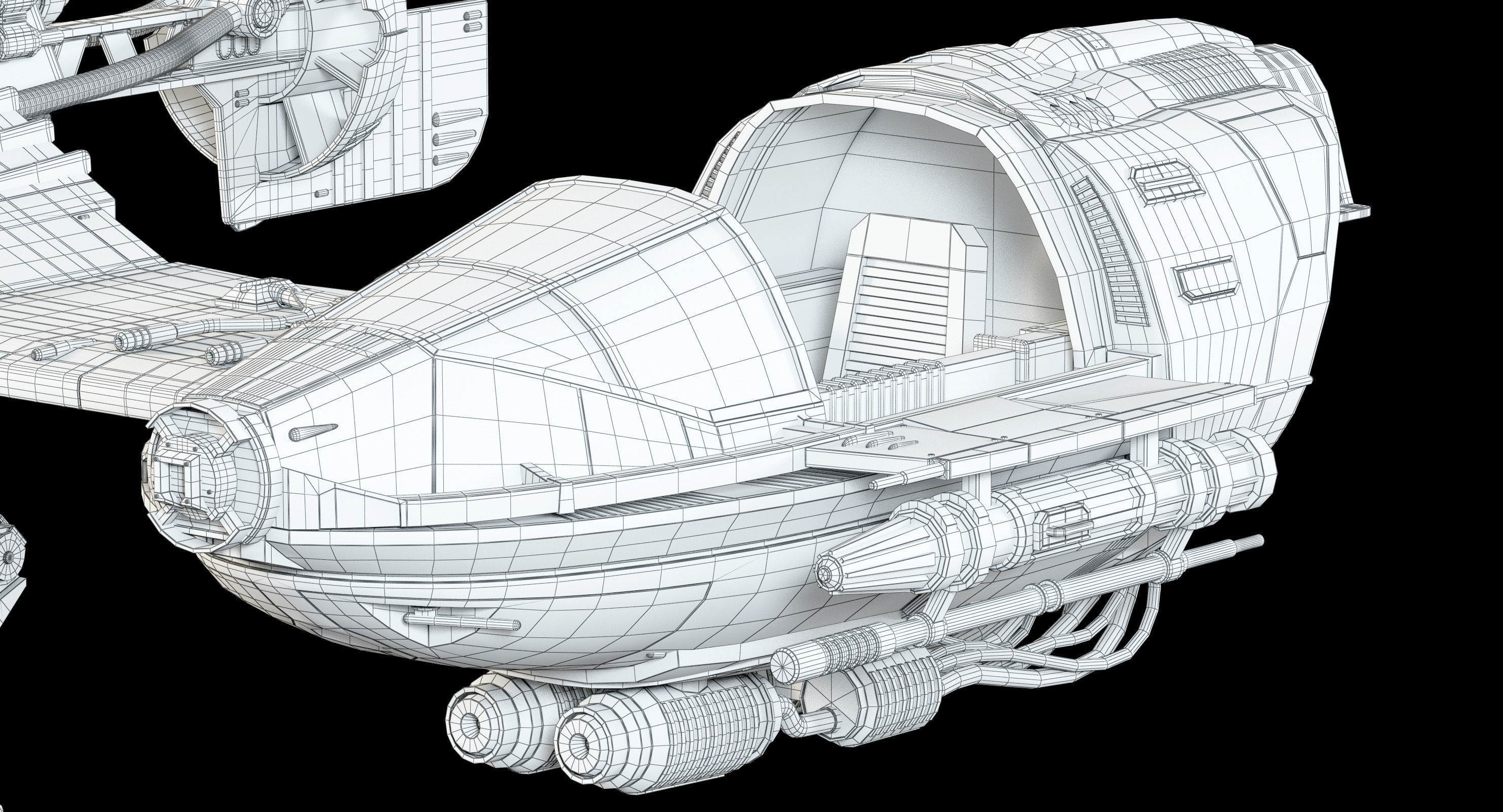 Star Wars Resistance Ski Speeder 3D model_29