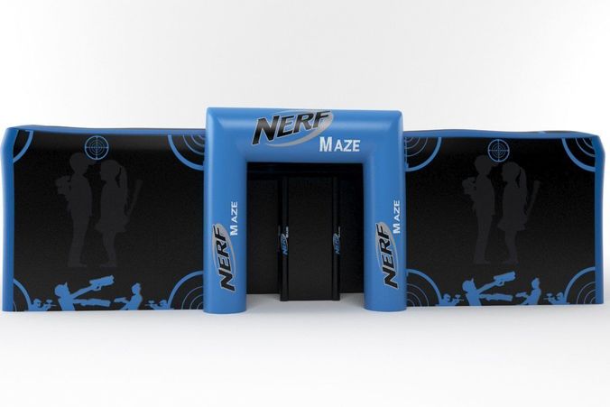 nerf maze 3D model