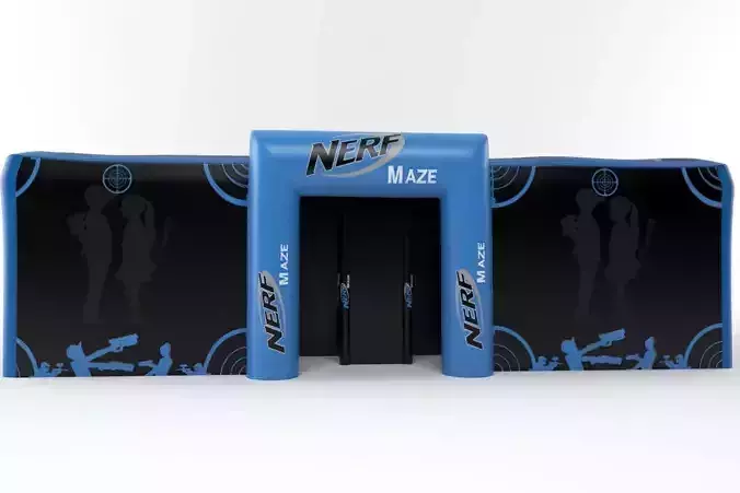 nerf maze
