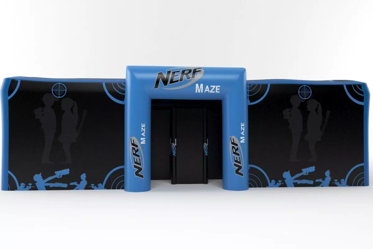 nerf maze 3D model