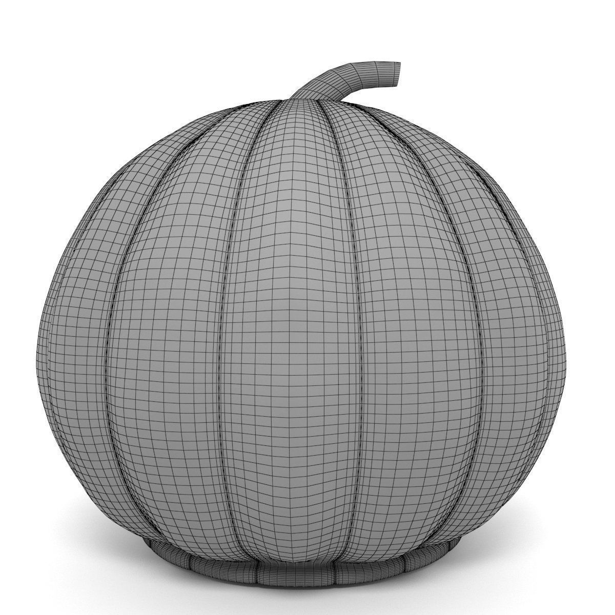 inflatable pompoen 3D model_3