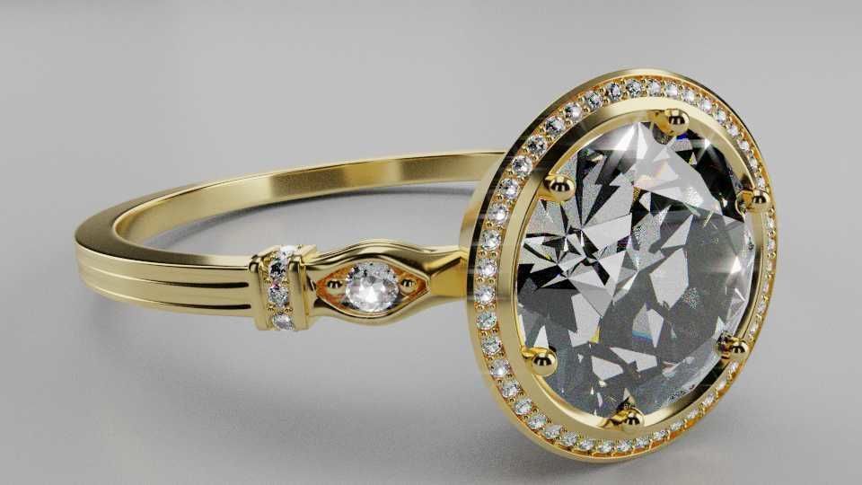Diamond Ring 3D model_6