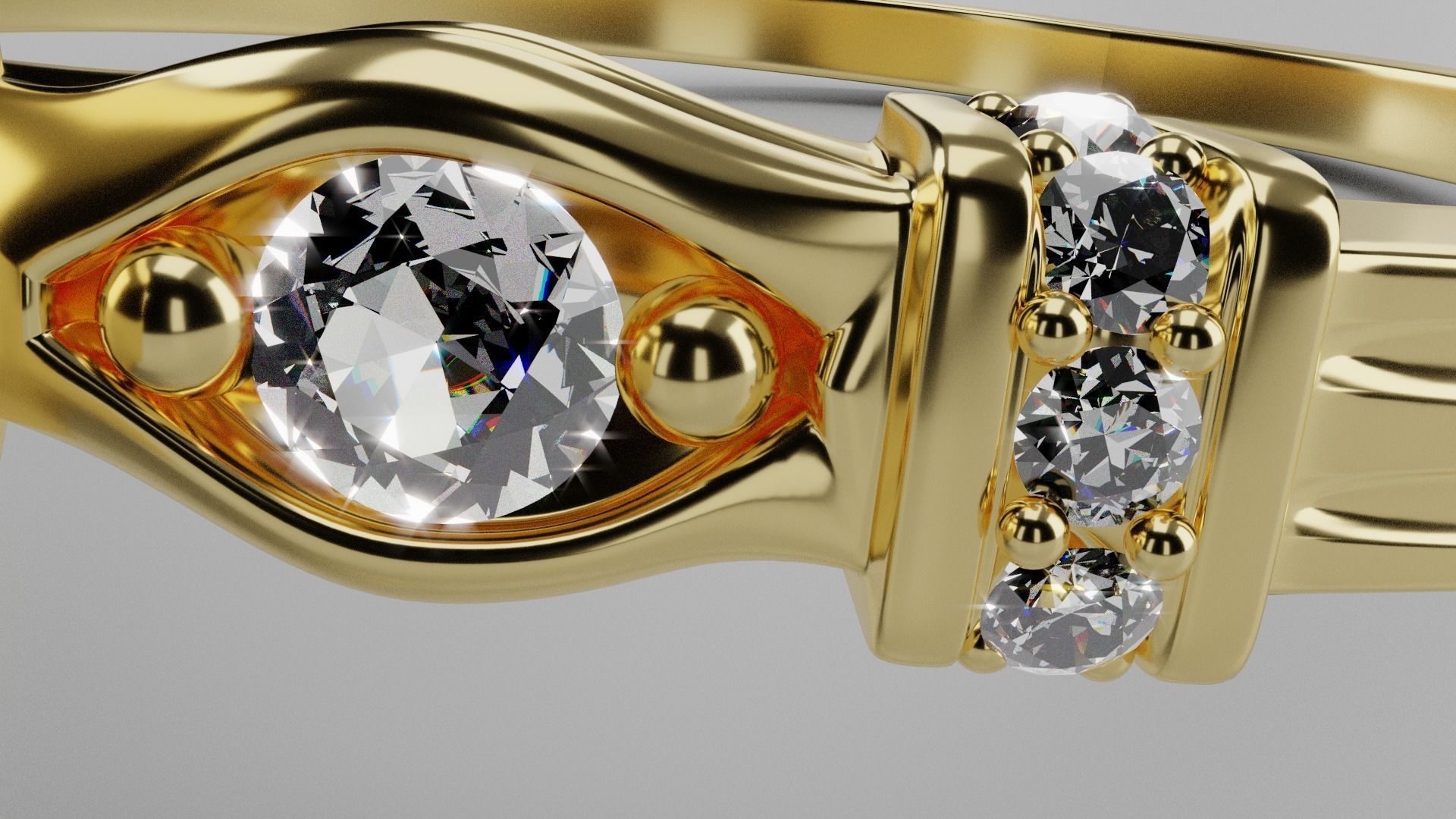 Diamond Ring 3D model_8