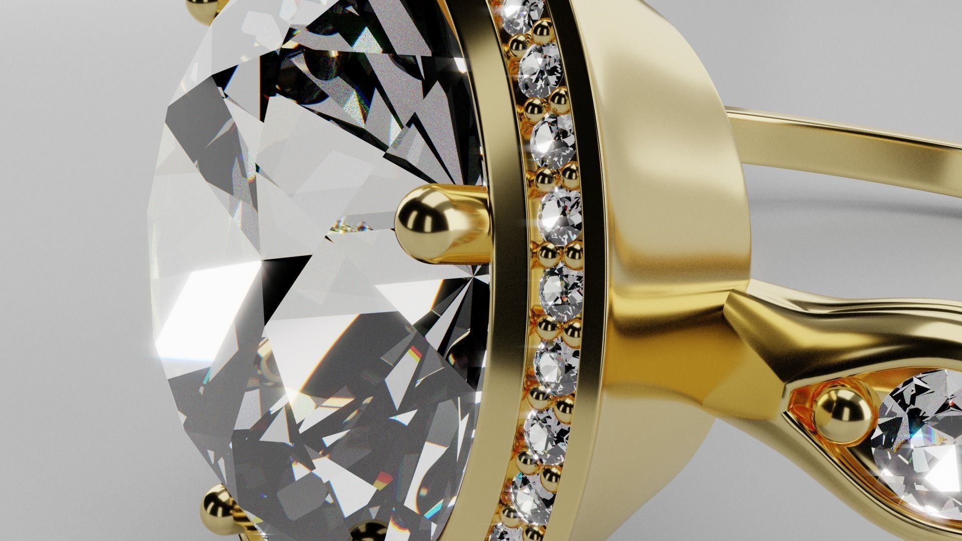 Diamond Ring 3D model_11