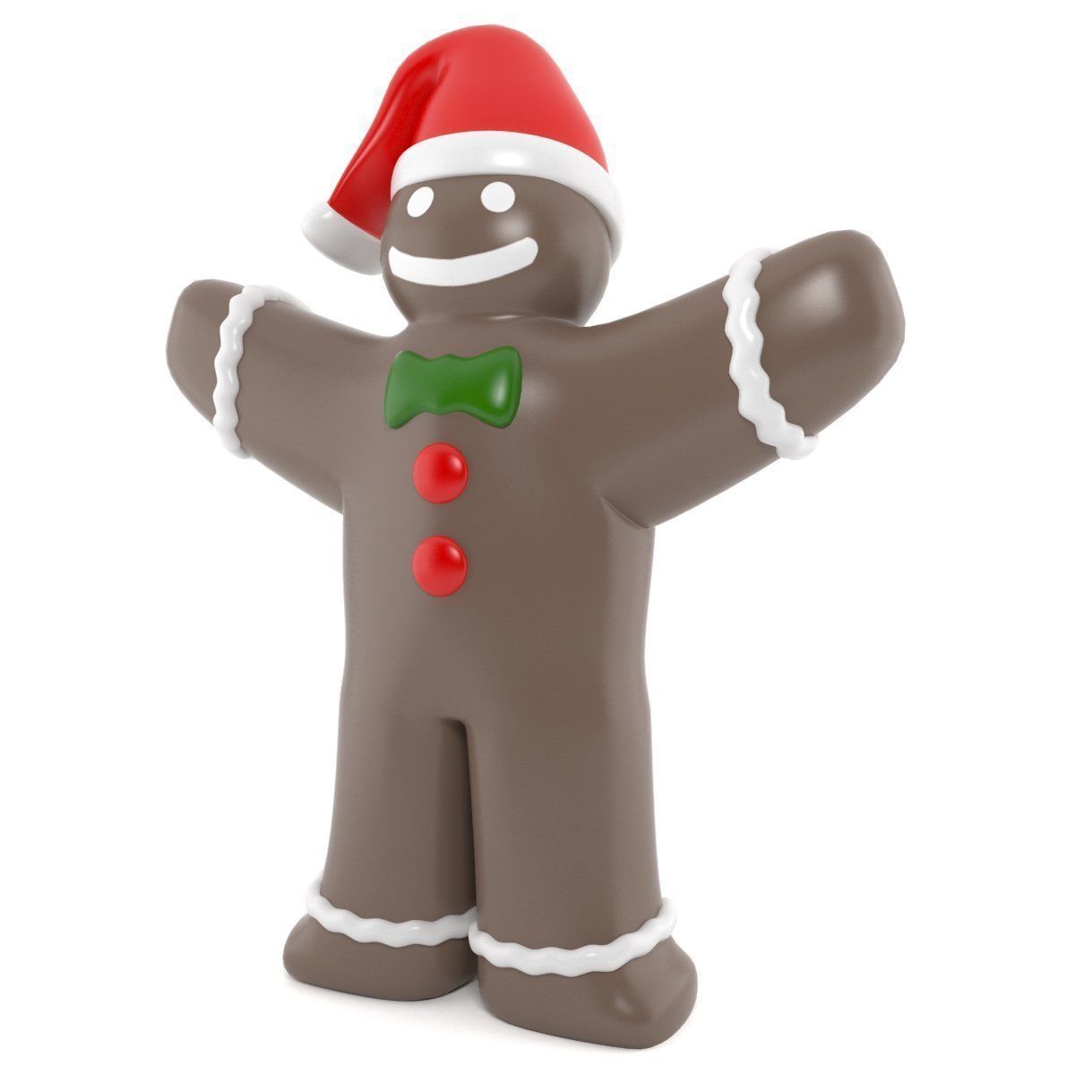inflatable Gingerbread 3D model_1