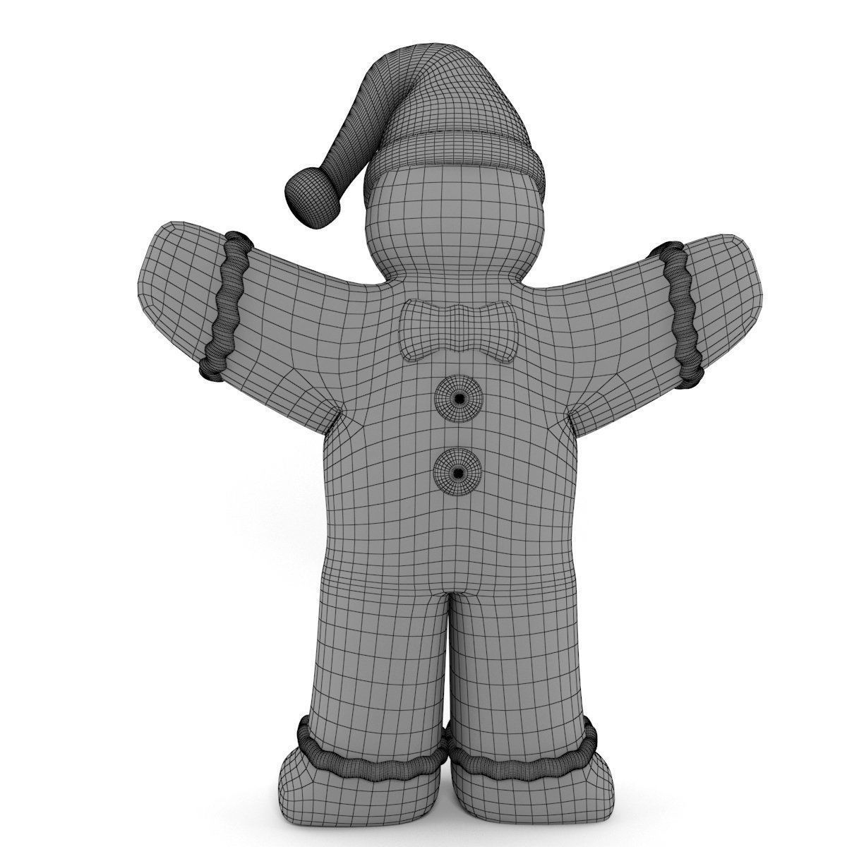 inflatable Gingerbread 3D model_4